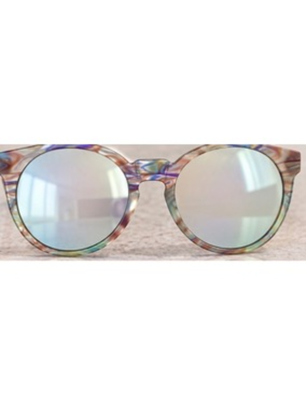 goodr Moonstone Moonshine Mirrored Polarized Sunglasses + Original Pouch